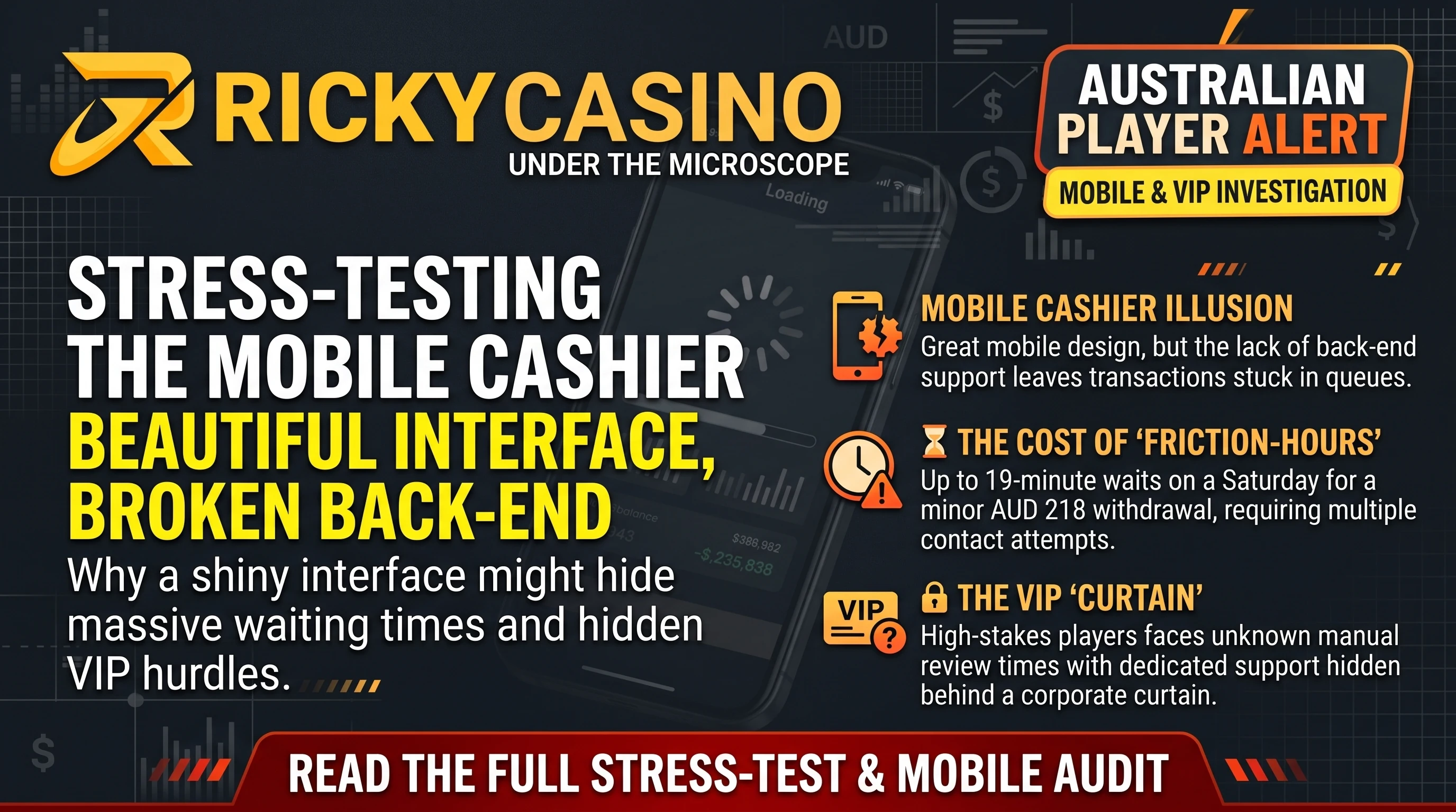 Ricky Casino Stress-Testing mobile cashier via phone